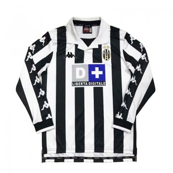 1999-2000 Juventus Home Long Sleeve Retro Jersey