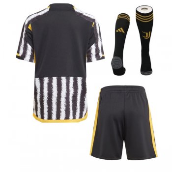 23-24 Juventus Home Replica Jersey Kids Full Kit