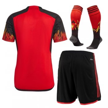 2022 Belgium Home World Cup Jersey Men Full Kit