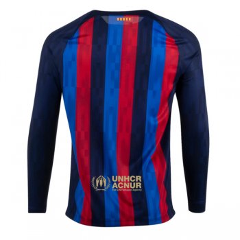 22-23 Barcelona Home Long Sleeve Jersey