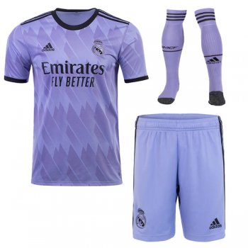 22-23 Real Madrid Away Full Kit (Shirt + Short + Sock)