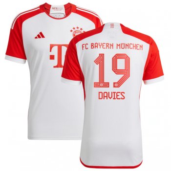 23-24 Bayern Munich Home Jersey DAVIES 19 Printing