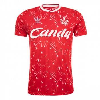 1989-1991 Liverpool Home Candy Retro Jersey Shirt