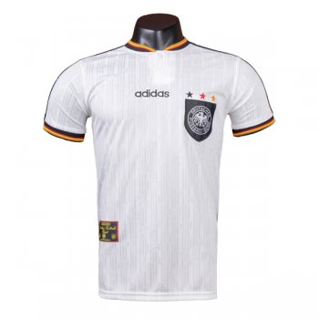 1996 Germany Home White Retro Jersey Shirt