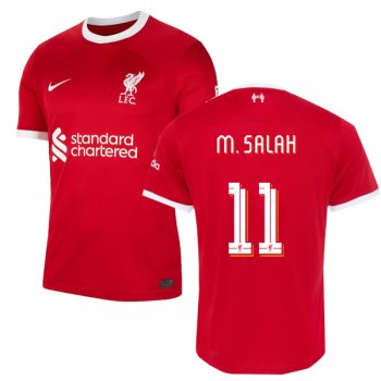 23-24 Liverpool Home Jersey M. SALAH 11 Cup Print