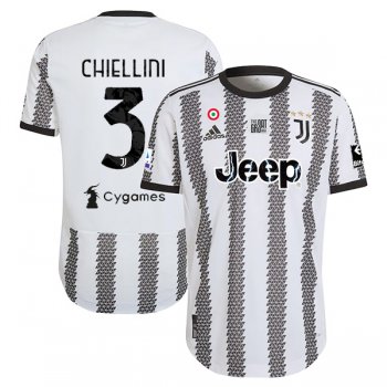 22-23 Juventus Home THE GR3AT Chiello Shirt (Player Version)