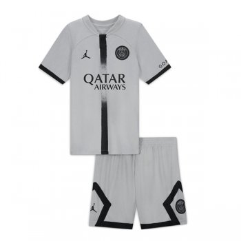 22-23 PSG Away Soccer Jersey Kids Kit