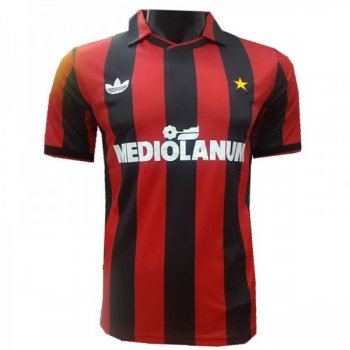 1991-1992 AC Milan Vintage Home Football Shirt