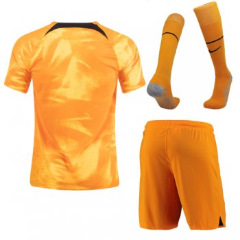 2022 Netherlands Home World Cup Jersey Men Men Kit