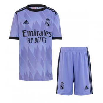 22-23 Real Madrid Away Kids Jersey