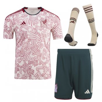 2022 Mexico Away World Cup Jersey Men Full Kit