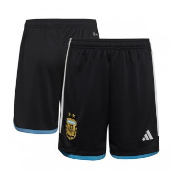 2022 Argentina Home Soccer Short Black