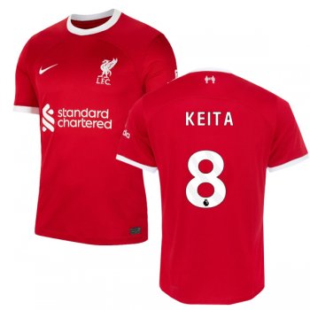 23-24 Liverpool Home Jersey KEITA 8 EPL Print