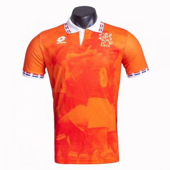 1996 Netherlands Home Retro Soccer Jersey