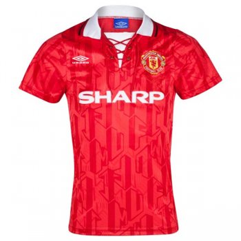 1992-1994 Manchester United Home Red Retro Jersey Shirt