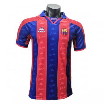 1995-1997 Barcelona Home Red&Blue Retro Jersey Shirt