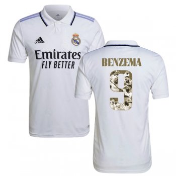 22-23 Real Madrid Benzema 9 Ballon d‘Or Special Edition Jersey