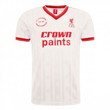 1985-1986 Liverpool Third White Retro Jersey