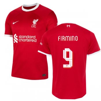 23-24 Liverpool Home Jersey FIRMINO 9 Cup Print