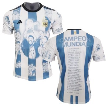 2022 Argentina Champion Mundial Commemorative Jersey