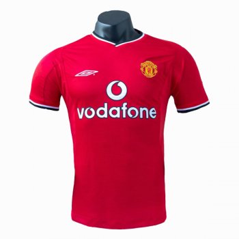 2000-2002 Manchester United Home Retro Soccer Jersey