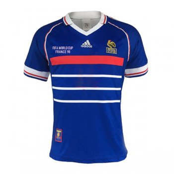 1998 France Home Retro World Cup Final Jersey Shirt