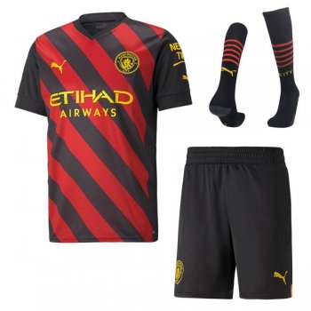 22-23 Manchester City Away Jersey Men Full Kit