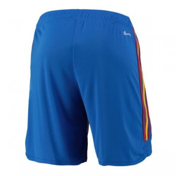 2022 Spain Away Soccer Short Blue