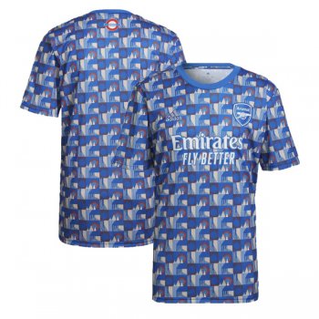 22-23 Arsenal Pre Match Jersey Blue