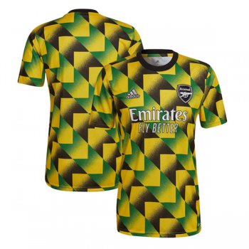 22-23 Arsenal Pre Match Jersey Yellow