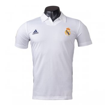 2001-2002 Real Madrid Centenary Home White Retro Jersey Shirt