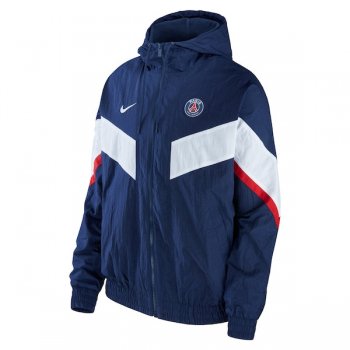 22-23 PSG Strike Anthem Full-Zip Hoodie Jacket Navy