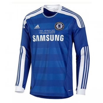 2011-2012 Chelsea Home Champion League Final Jersey Long Sleeve