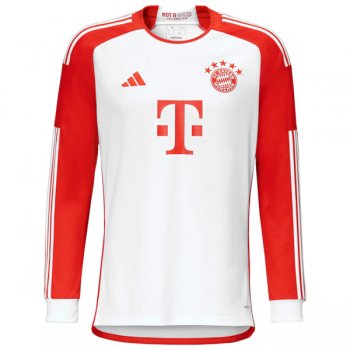 23-24 Bayern Munich Home Long Sleeve Jersey