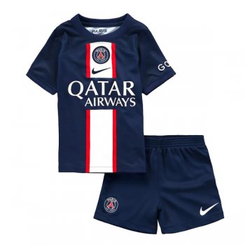 22-23 PSG Home Soccer Jersey Kids Kit