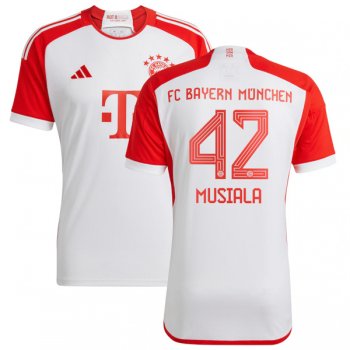 23-24 Bayern Munich Home Jersey MUSIALA 42 Printing