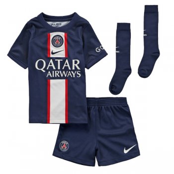 22-23 PSG Home Soccer Jersey Kids Full Kit