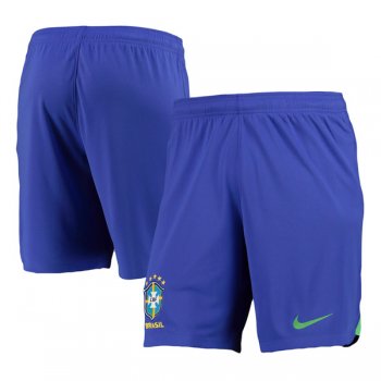 2022 Brazil Home Soccer Short Blue