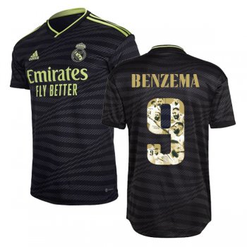 22-23 Real Madrid Third Benzema 9 Ballon Special Jersey