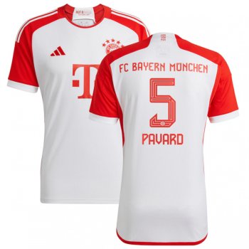 23-24 Bayern Munich Home Jersey PAVARD 5 Printing