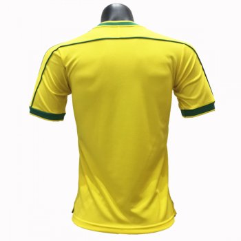 1998 Brazil Home Vintage Soccer Jersey Shirt