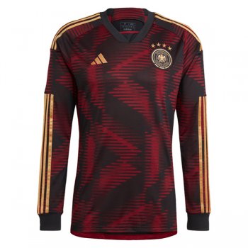 2022 Germany Away World Cup Long Sleeve Jersey