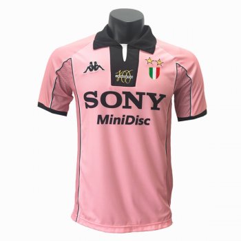 1997-1998 Juventus Away Pink Retro Jersey Shirt