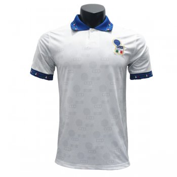 1994 World Cup Italy Away White Retro Jersey Shirt