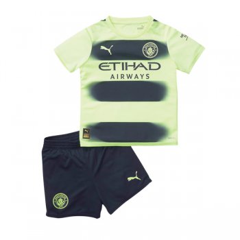 22-23 Manchester City Third Jersey Kids Kit