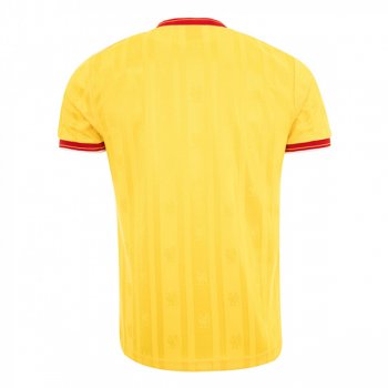 1985-1986 Liverpool Away Yellow Retro Jersey