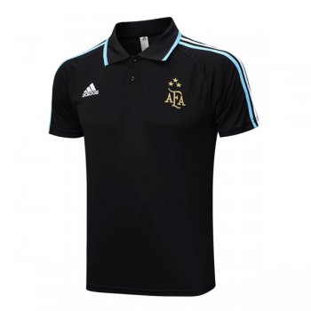 2023 Argentina Polo Shirt Black 3 Star