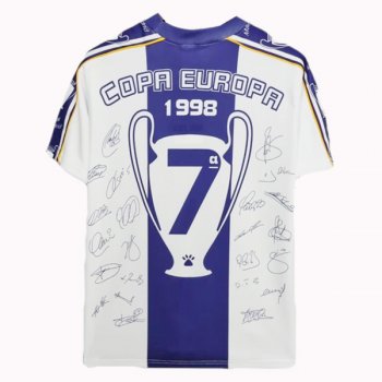 1997-98 Real Madrid Copa Europa 7th Winner Shirt