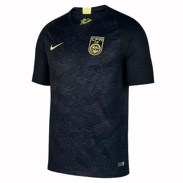 2018 China Away Black Soccer Jersey Shirt