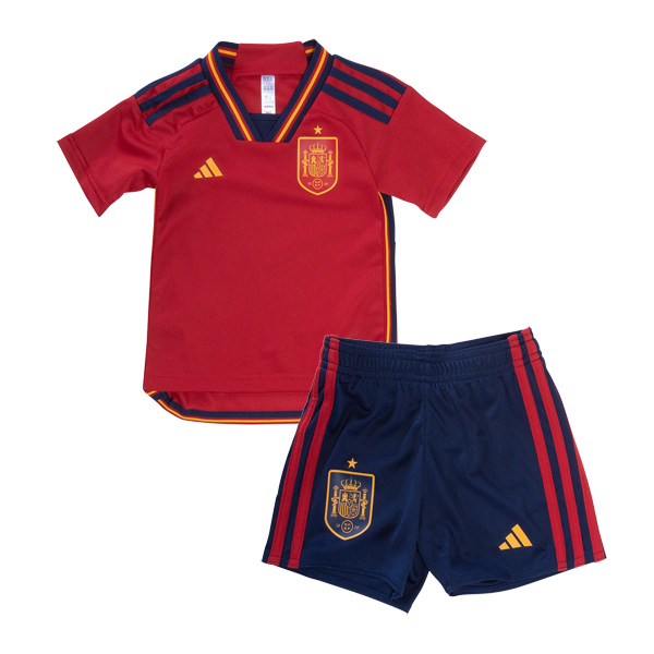 2022 Spain Home World Cup Jersey Kids Kit